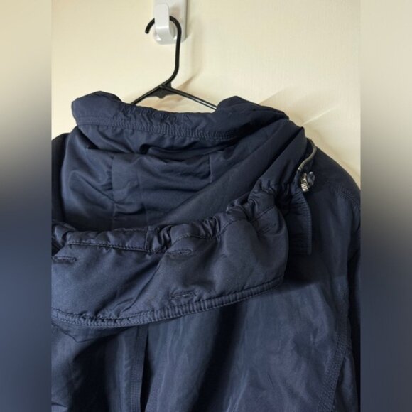 Metropolis by Couloir Navy Blue Hooded Embroidered Ski Snow Winter Suit Size 8 - Picture 10 of 16